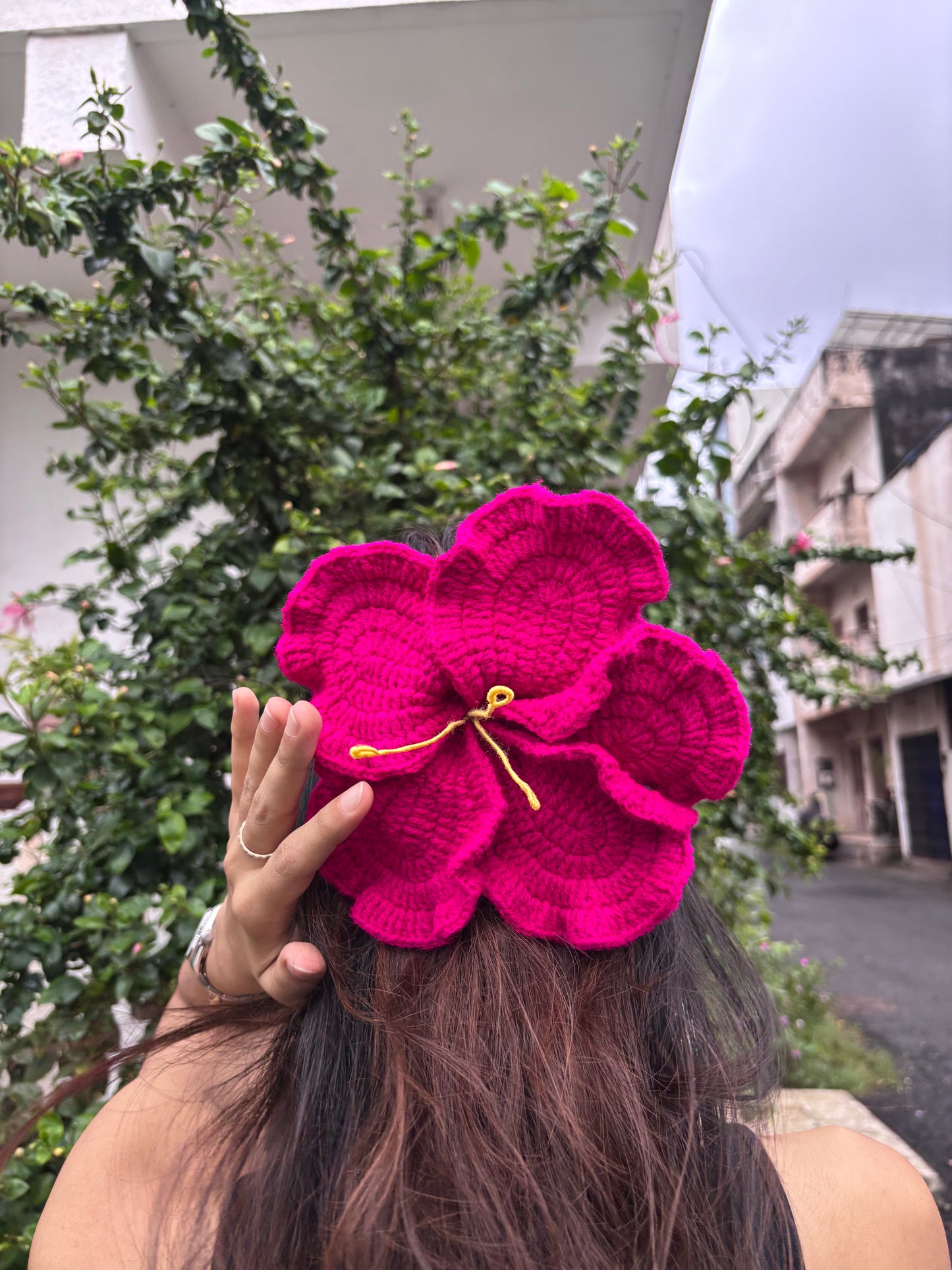 Hibiscus Hair Tie
