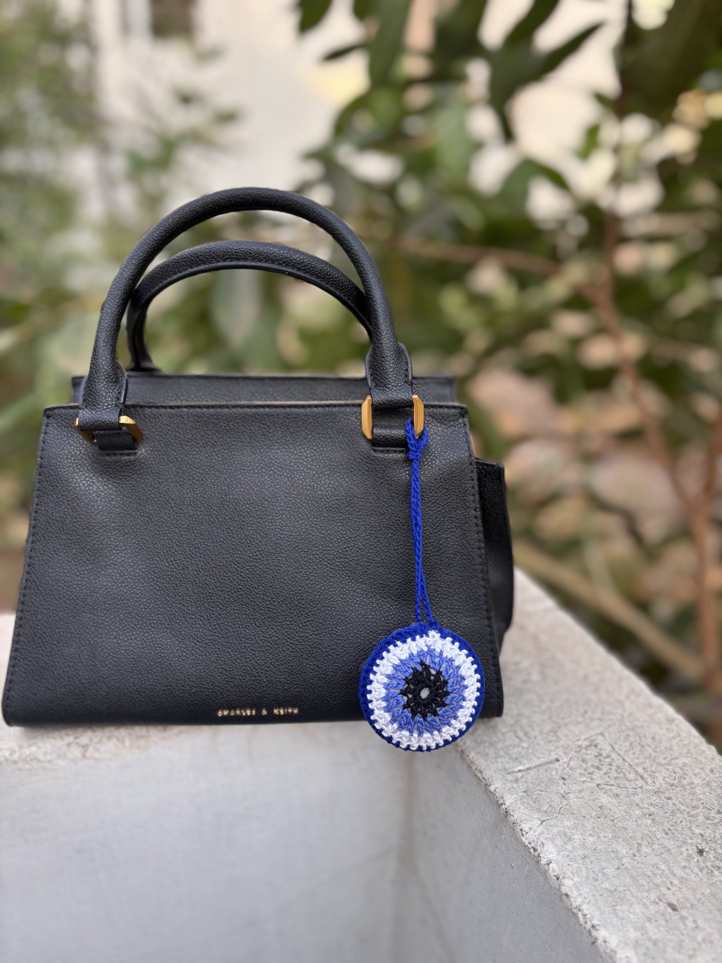 Evil eye keychain
