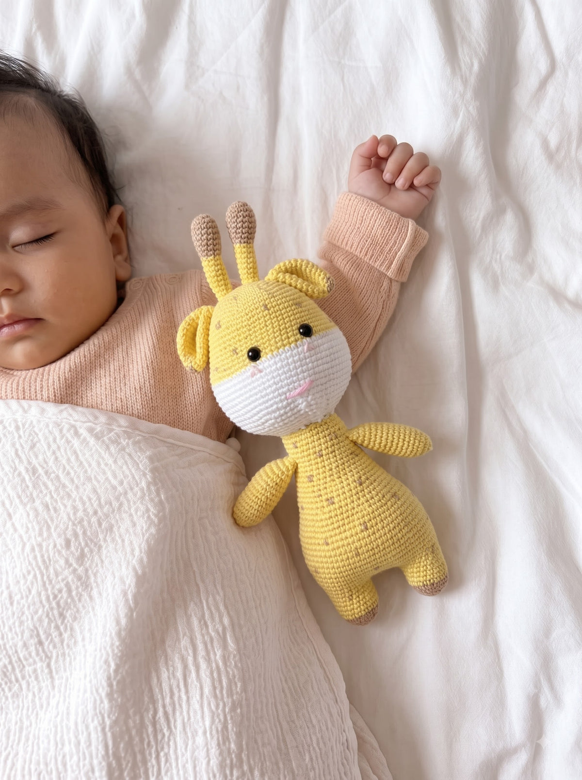 Gigi The Giraffe Handmade Crochet Toy for Baby | Perfect Gift for Baby Shower and New Born Arrival