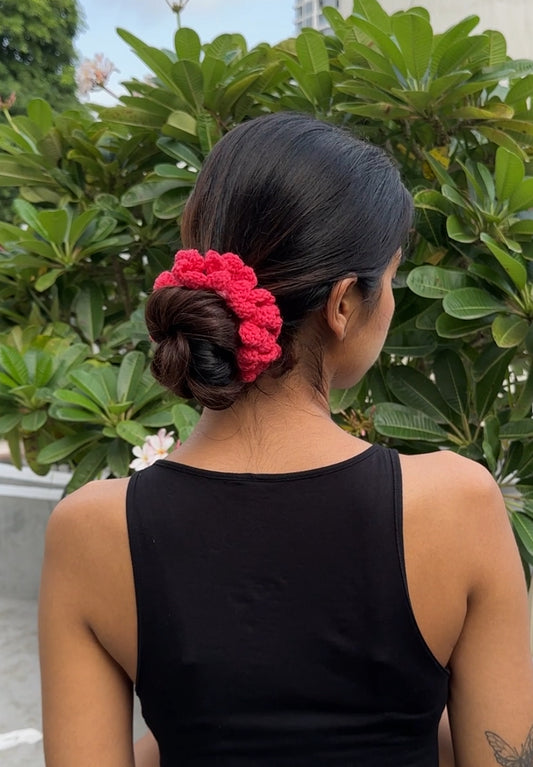 Heart Scrunchie
