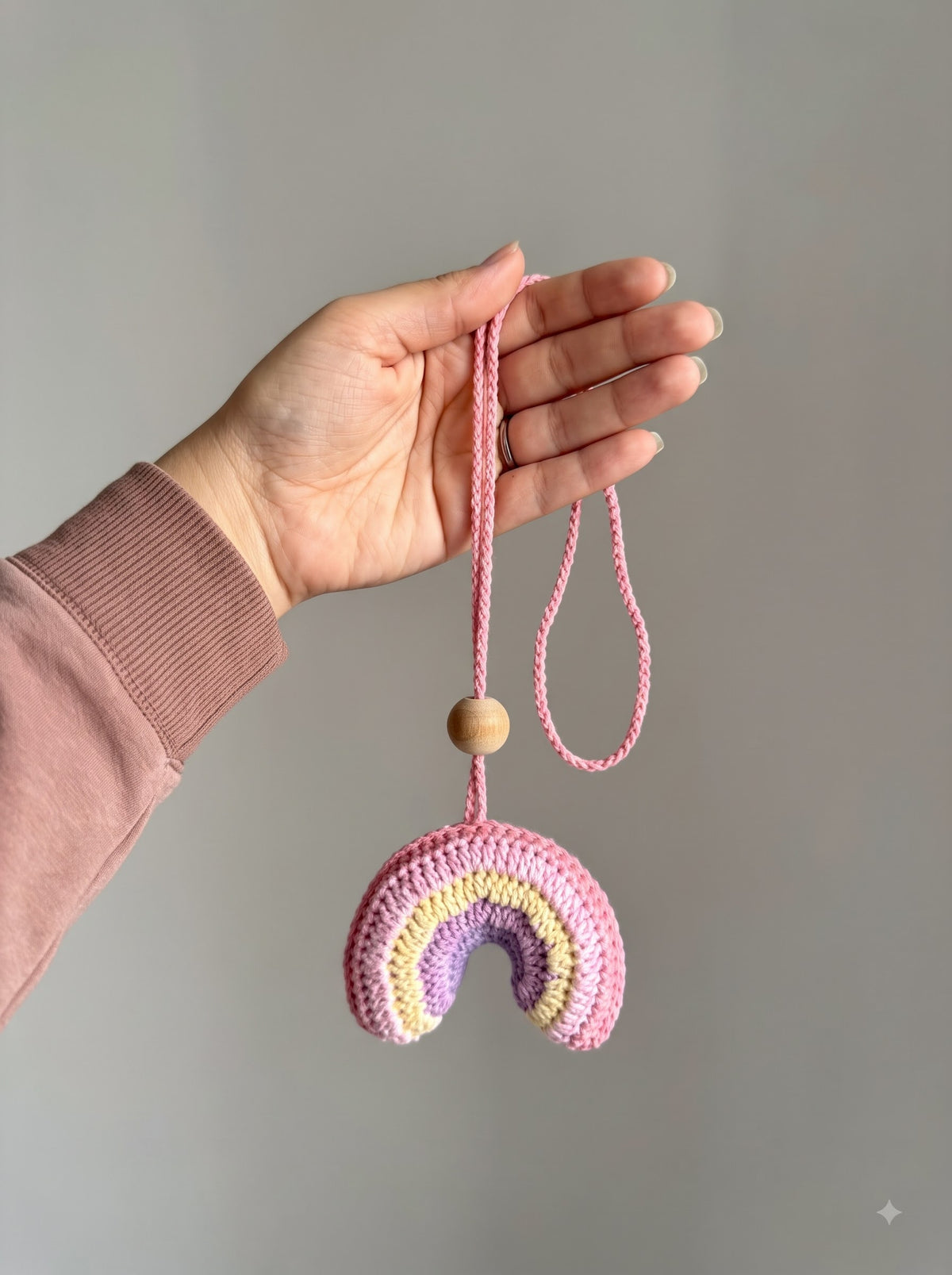 Pastel Garden Handmade Crochet Baby Gym | Set of 4 | Perfect Gift for Newborns and Baby Shower