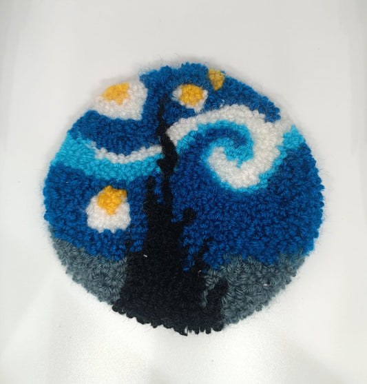 Starry night coasters