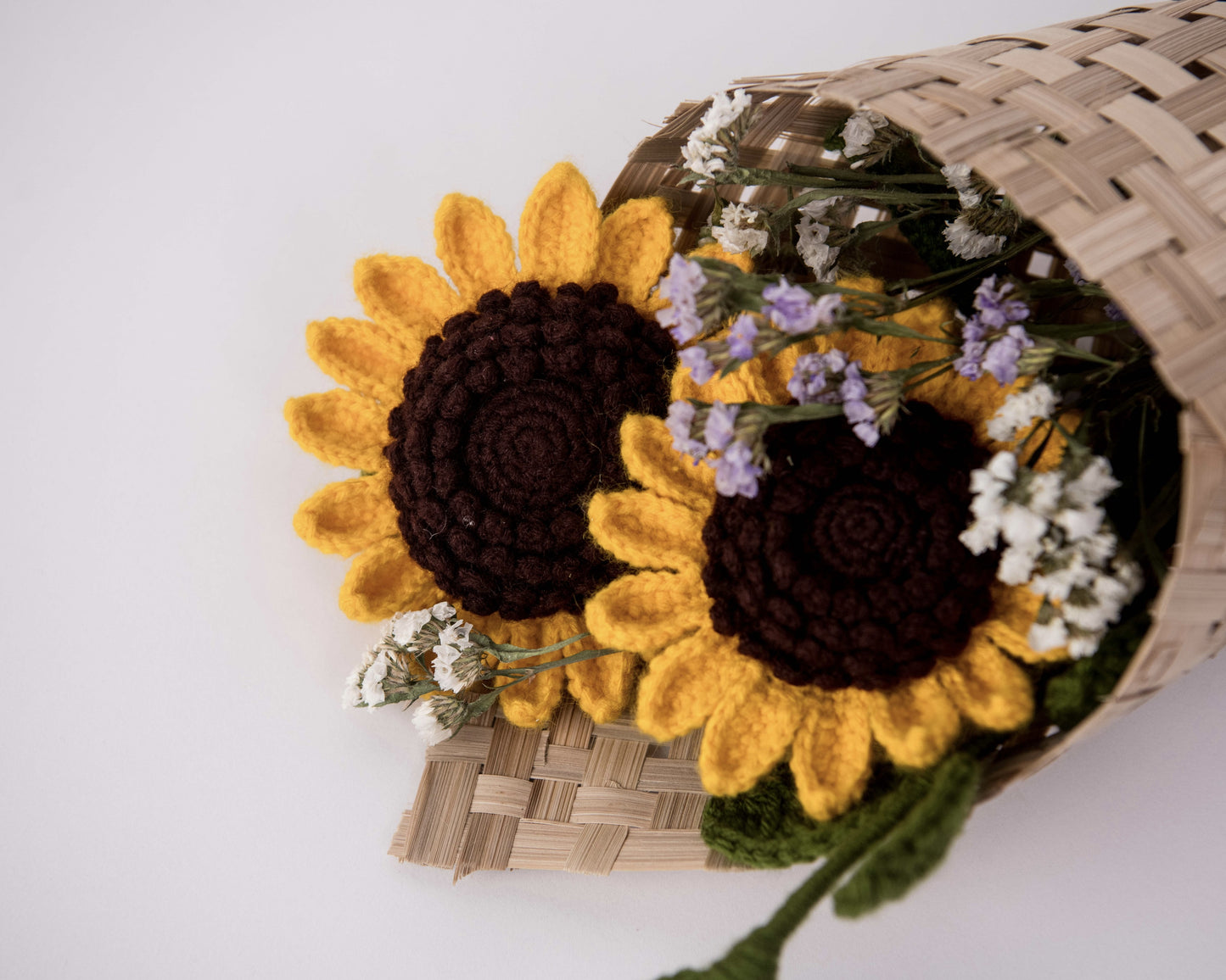 Sunflower bamboo bouquet 💐