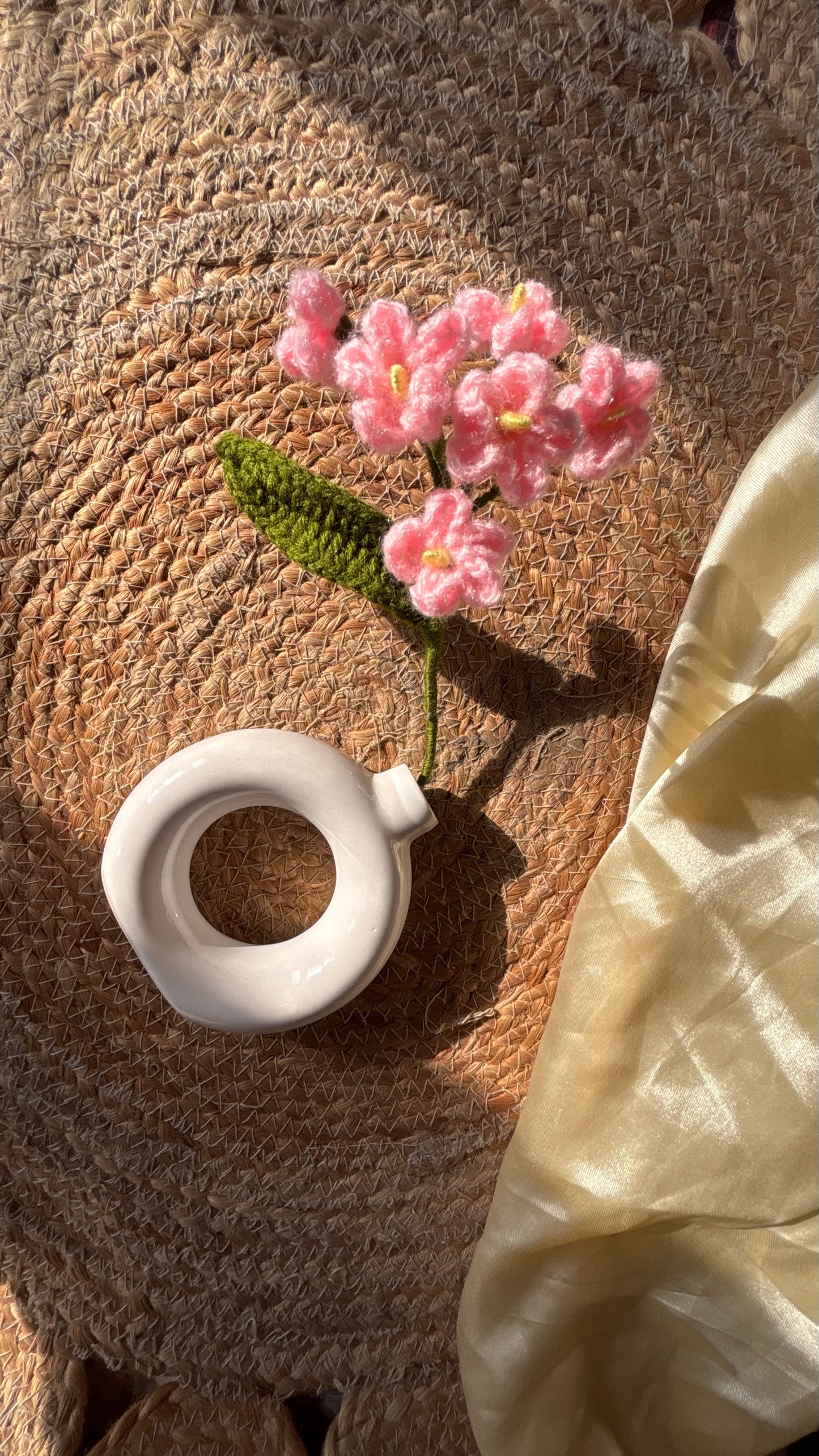 Forget me not flower pot