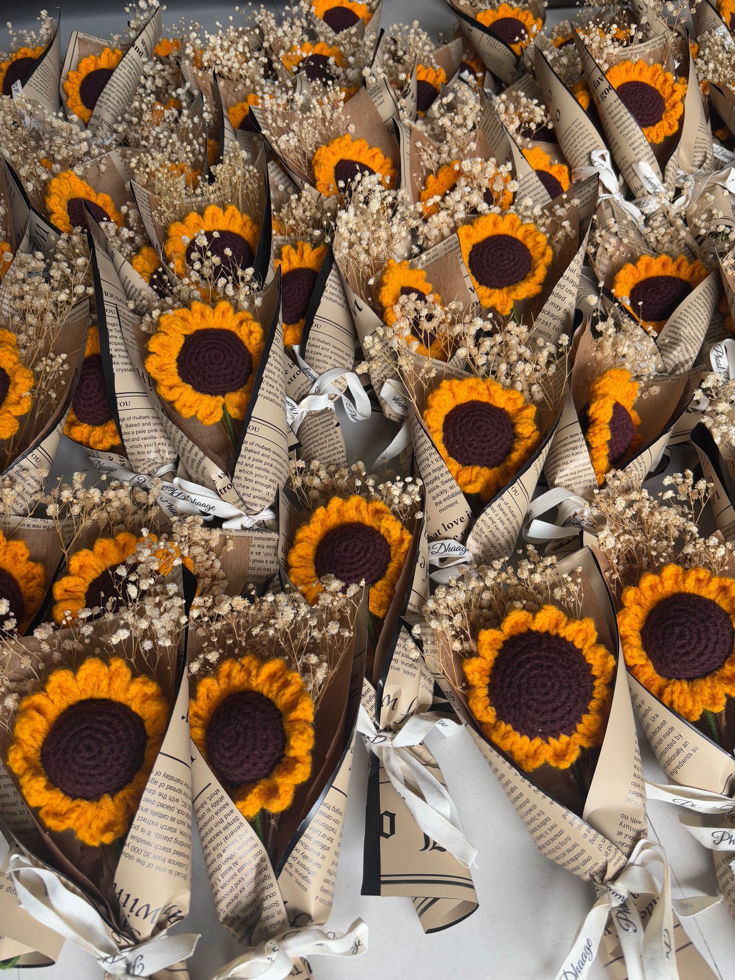 Sunflower wedding Favours