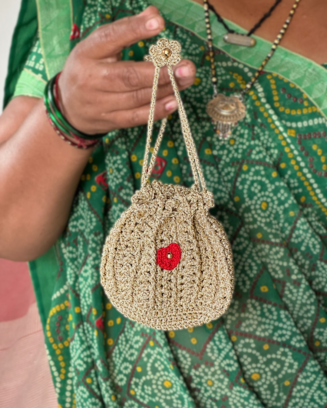 Zari potli bag