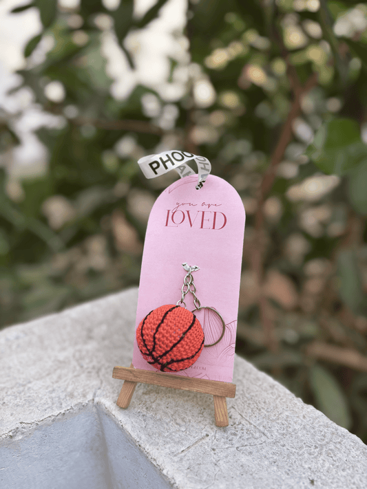 Basket ball keychain