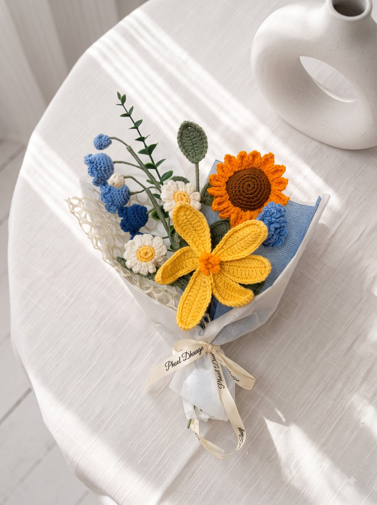 Mellow Handmade Crochet Bouquet | Forever Flowers | Perfect for Gifting